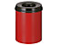 Corbeille à papier anti-feu - capacité 15 l, hauteur 360 mm - rouge / noir