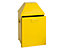 Abfallbehälter, selbstlöschend - mit 79 Liter Volumen, Einsatz herausziehbar - gelb