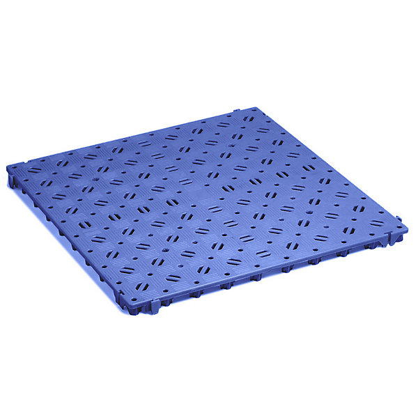 Image of CLIPPY Kunststoff-Bodenrost Polyethylen - 500 x 500 mm stabil VE 20 Stk - blau