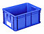 SSI Schäfer Stapeltransportkasten - LxBxH 650 x 470 x 300 mm - Farbe blau, VE 3 Stk