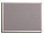 Tableau pour épingles - en feutre, coloris gris - largeur 600 mm, hauteur 450 mm