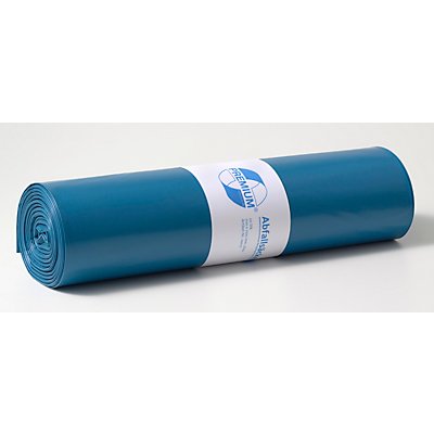 Schwermüll-Säcke - Inhalt 120 l, aus PE-LD - 80 µm, blau, VE 200 Stk