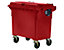 Kunststoff-Großmüllbehälter, nach DIN EN 840 - Volumen 660 l - rot, ab 5 Stk