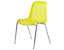 Kunststoffschalenstuhl - ohne Polster - Sitzschale orange/VE = 2 Stück