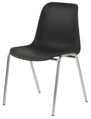 Image of FRIWA Kunststoffschalenstuhl - ohne Polster - Sitzschale anthrazit / VE = 4 Stück