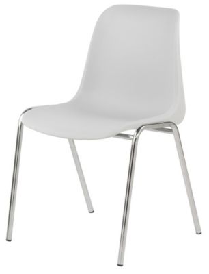 Image of FRIWA Kunststoffschalenstuhl - ohne Polster - Sitzschale lichtgrau / VE = 4 Stück