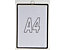 Tarifold Pochette transparente à accrocher - pour format A4 - coloris vert, lot de 10