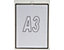 Tarifold Pochette transparente à accrocher - pour format A3 - coloris noir, lot de 10