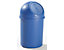 helit Push-Abfallbehälter mit 6 Liter Volumen aus Kunststoff - VE 6 Stk - grün