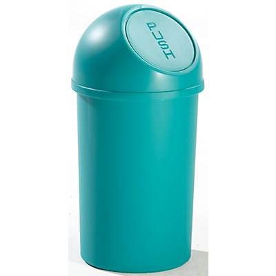 Abfallbehälter | Höhe 490 mm | Kunststoff | 13 l |  VE 6 Stk | Grün | helit 