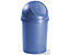 helit Push-Abfallbehälter mit VE 2 Stück - aus Kunststoff, Volumen 45 Liter, Höhe 700 mm - rot
