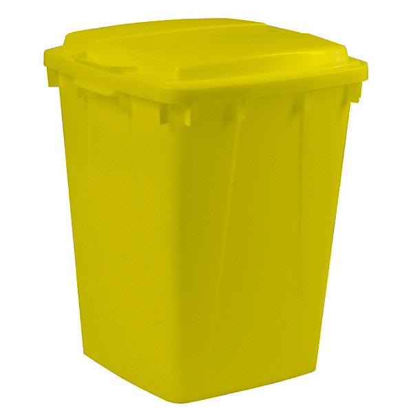 Image of GRAF Mehrzweck-Behälter - Inhalt 90 l - LxBxH 510 x 485 x 600 mm gelb