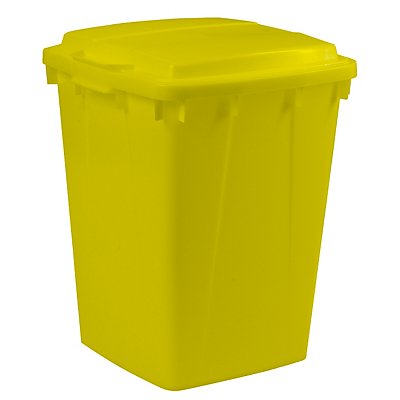 GRAF Mehrzweck-Behälter - Inhalt 90 l - LxBxH 510 x 485 x 600 mm, gelb