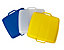 GRAF Steckdeckel, mit 2 Handgriffen - für Inhalt 90 l, lose aufliegend - blau