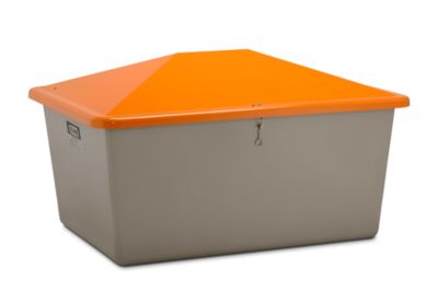 CEMO Streugutbehälter aus GfK - ohne Entnahmeöffnung - Inhalt 550 l, Gewicht ca. 26 kg
