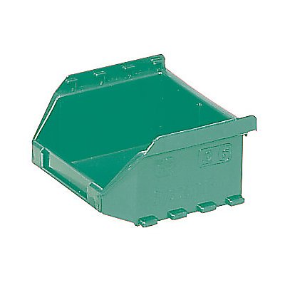 FUTURA-Sichtlagerkasten aus Polyethylen - Inhalt 0,4 l - VE 50 Stk, grün