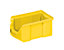 FUTURA-Sichtlagerkasten aus Polyethylen - Inhalt 0,9 l - VE 42 Stk, gelb