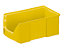 FUTURA-Sichtlagerkasten aus Polyethylen - Inhalt 8,0 l - VE 12 Stk, gelb