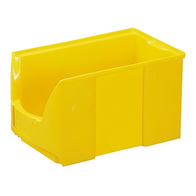 FUTURA-Sichtlagerkasten aus Polyethylen - Inhalt 11,0 l - VE 8 Stk, gelb