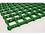 Tapis anti-fatigue double face en vinyle - mailles simples, au mètre - dimensions des mailles 22 x 22 mm, vert