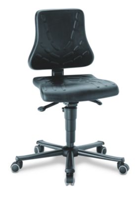Image of bimos Arbeitsdrehstuhl – SOLITEC - Sitzfläche Integralschaum - mit Rollen Höhenverstellbereich 440 – 590 mm