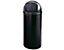 Rubbermaid Poubelle (en PE) ignifuge - capacité 80 l, Ø 455 mm - coloris noir