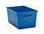 Großbehälter aus GfK - Inhalt 400 l, LxBxH 1190 x 790 x 585 mm - blau