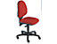 Bürodrehstuhl | Ohne Armlehnen | Rückenlehne 450 mm | Rot | Ab 2 Stk | Topstar