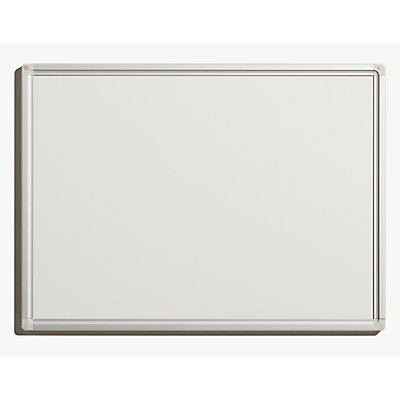 Tableau blanc économique - en tôle d'acier laquée, magnétique, pour inscriptions effaçables - l x h extérieures 600 x 450 mm