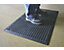 COBA Anti-Ermüdungsmatte aus Naturgummi, schwarz - Einzelmatte - LxB 900 x 600 mm, VE 2 Stk
