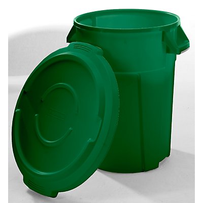 Conteneur multifonctions en plastique - capacité 85 l - vert