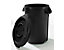 Rothopro Multifunktionsbehälter aus Kunststoff - Volumen 120 l - schwarz