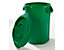 Conteneur multi-fonctions en plastique - capacité 120 l - vert