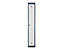 Wolf Stahlspind, zerlegt - 1 Abteil, Höhe 1700 mm, Breite 300 mm, 1 Hutboden, 1 Kleiderstange - Anbauelement, lichtgrau / enzianblau