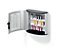 Durable Petite armoire design pour clés - avec serrure à combinaisons - h x l x p 280 x 300 x 118 mm, 18 crochets