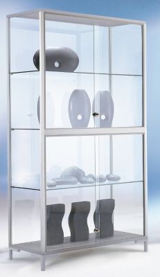 BST LINK Standvitrine - Verglasung 4-seitig