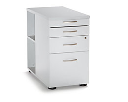 VERA Caisson hauteur bureau - 2 compartiments latéraux ouverts