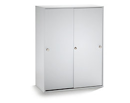 VERA Armoire à portes coulissantes - 2 tablettes, 3 hauteurs de classeurs, hauteur 1090 mm