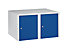 Wolf Rehausse - 2 compartiments, h x l x p 445 x 800 x 500 mm - bleu gentiane