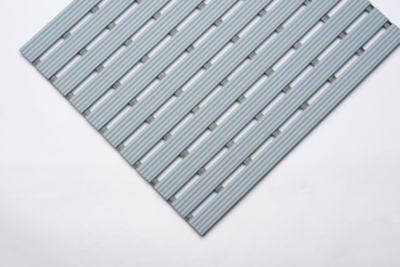 Image of EHA PVC-Profilmatte pro lfd. m - Lauffläche aus Hart-PVC rutschsicher - Breite 800 mm grau