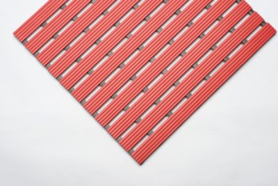 Image of EHA PVC-Profilmatte pro lfd. m - Lauffläche aus Hart-PVC rutschsicher - Breite 600 mm rot
