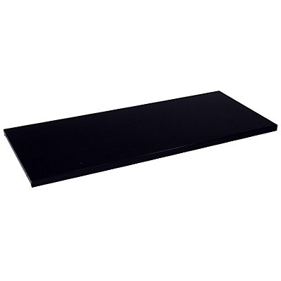 Tablette pour armoire à rideaux - gris noir RAL 7021 - pour largeur 800 mm
