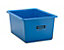 Großbehälter aus GfK - Inhalt 550 l, LxBxH 1320 x 970 x 620 mm - blau