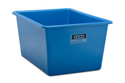 Image of CEMO Großbehälter aus GfK Inhalt 1100 l LxBxH 1620 x 1190 x 800 mm blau