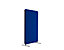 Schallschutz-Trennwandsystem Softline | Mit Stoffbezug | Gesamthöhe 1800 mm | Breite 800 mm | Blau | abstracta