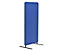 abstracta Schallschutz-Trennwandsystem Softline - mit Stoffbezug, Gesamthöhe 1800 mm - Breite 800 mm, blau