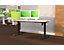 Tischgestell elektrisch höhenverstellbar | E-MORE 1M2S | HxB 695-1175 x 1000-1500 mm | verkehrsschwarz | Certeo