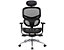 24-Stunden Bürostuhl inSync | mit Netzrückenlehne und Kopfstütze | höhenverstellbar | Schwarz | Tragfähigkeit 150 kg | Certeo