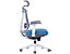 Bürostuhl Contract Plus | 24 Stunden Nutzung | Mit Netz-Rückenlehne | Blau | Tragfähigkeit 150 kg | Certeo