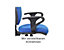 Bürostuhl Comfort Ergo | 2-Hebel-Mechanik | höhenverstellbar | Schwarz | ohne Armlehnen | Tragfähigkeit 110 kg | Certeo